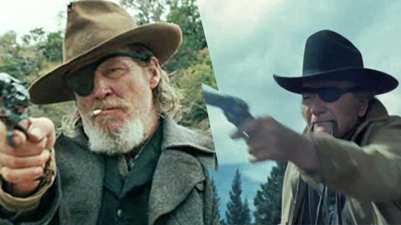 left: True Grit (2010). Image courtesy of Paramount Home Video. Left: True Grit (1969). Image courtesy of Paramount Home Entertainment.