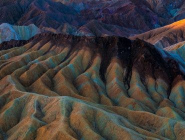 Colorful rocky landscape photo
