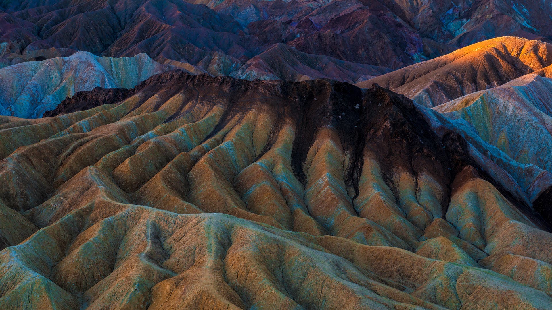 Colorful rocky landscape photo