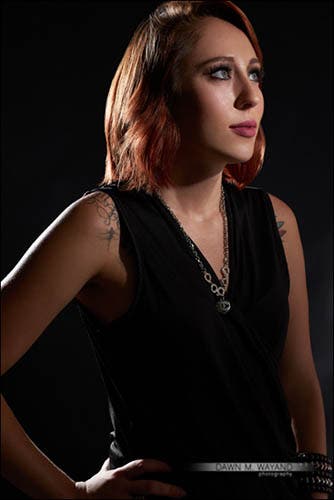 Photo of a woman with tattoos 