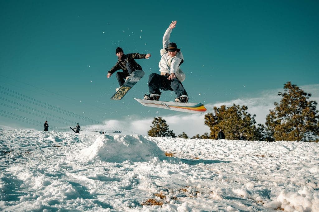 an example of successful winter sports photography