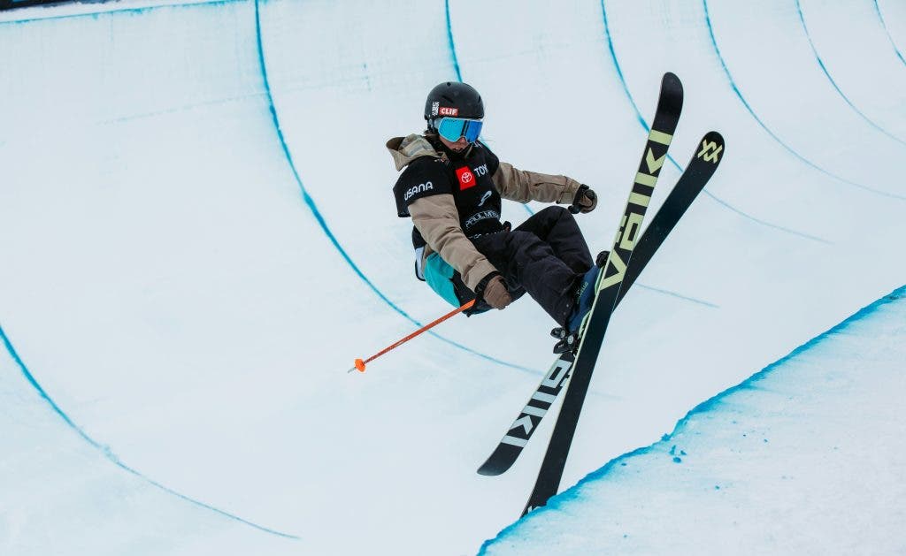 A picture of one of the most popular winter sports