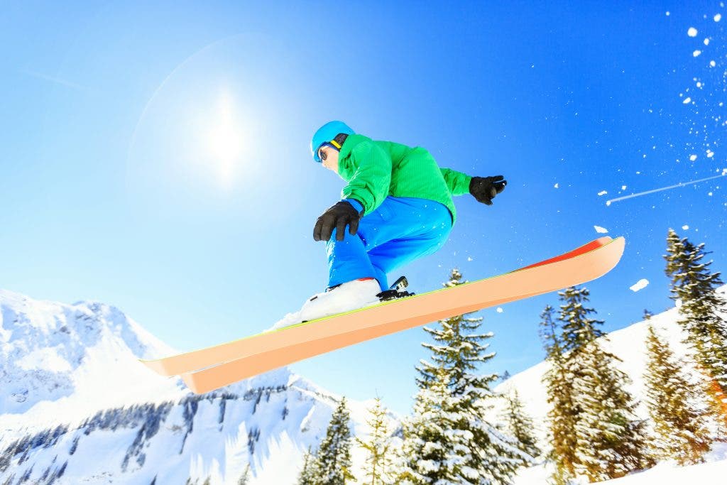 ski photography example