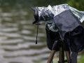 Camera in rain gear
