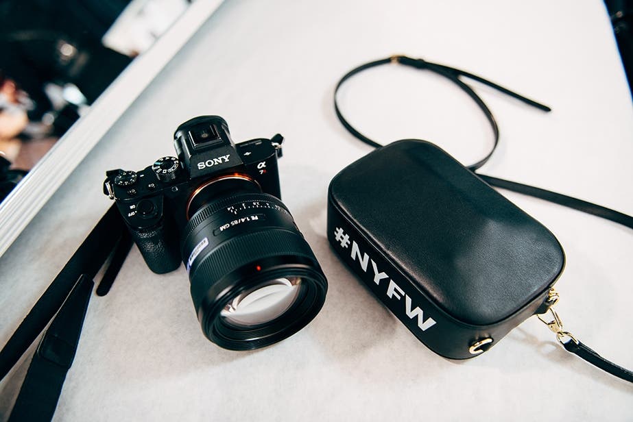 Sony A7RII at Fashion Week 2017. 