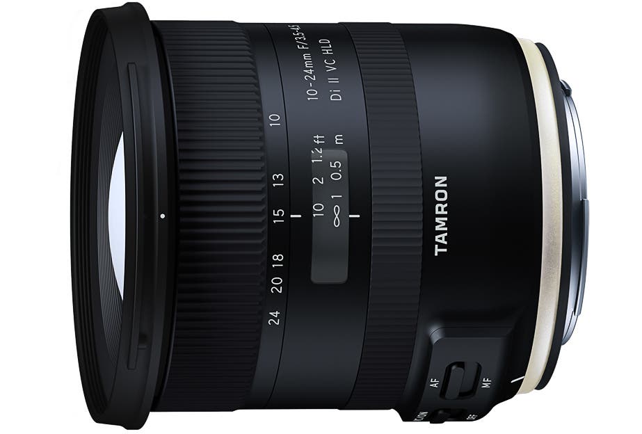 A wide-angle zoom lens ideal for street photography, landscapes, and everyday scenes. The Tamron 10-24mm f/3.5-4.5 Di II VC HCD.