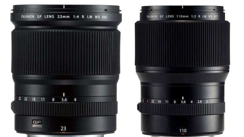 Fujinon GF23mm and GF110mm