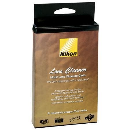 Nikon Lens Cleaner - Moist Lens Cleaning Cloth