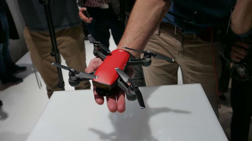 DJI Spark at Launch Event in Grand Central Station, NYC. Photo by Liz Daza