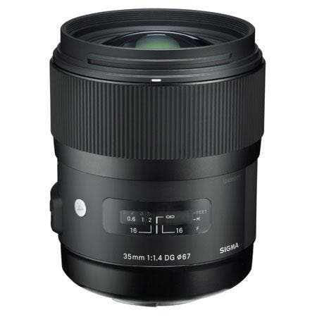 sigma wide angle lens 35mm f/1.4”