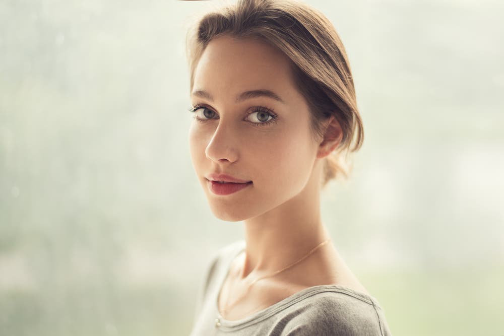 portrait of female model