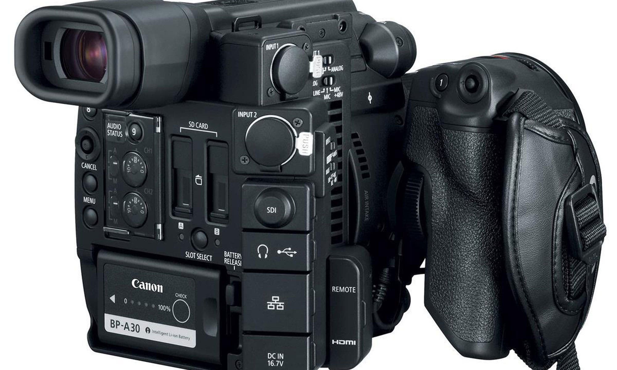 back of Canon EOS C200