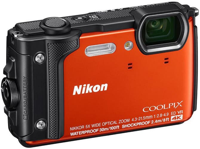 Nikon Coolpix W300 Point & Shoot Camera, Orange