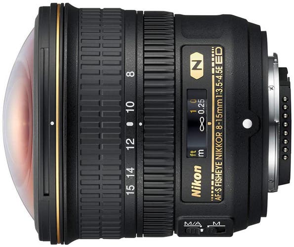 Nikon 8-15mm f/3.5-4.5E EDIF AF-S Fisheye NIKKOR Lens - Nikon U.S.A. Warranty