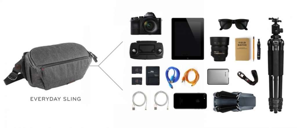 inside peak design sling bag