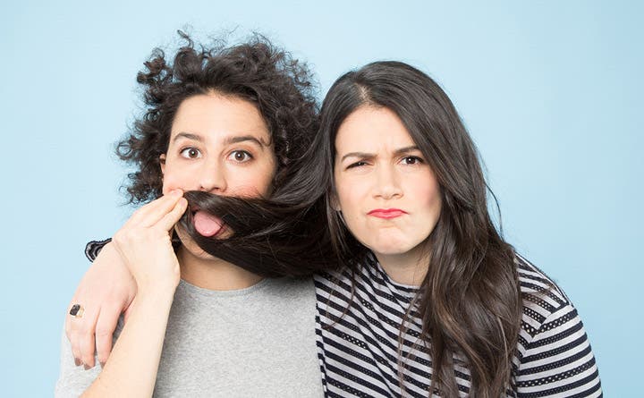 two girls - abbie and liana