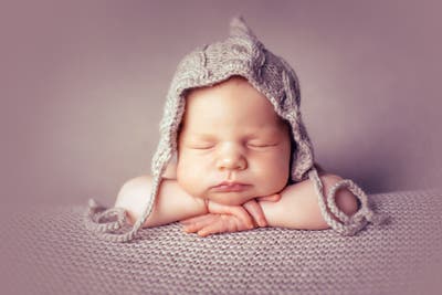 Baby Photoshoot Sleeping Arms