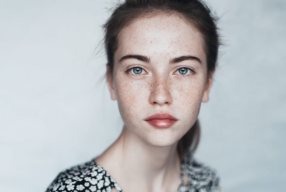 portrait of female model