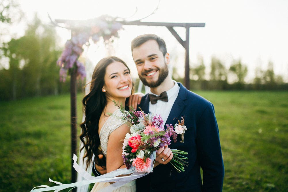 Bride and Groom Portrait Wedding Photography