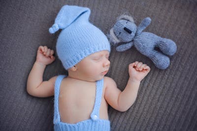 Baby Blue Theme Sleeping