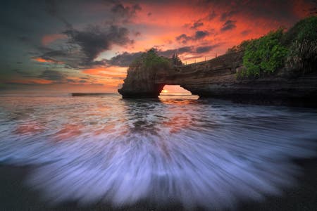 cliff overlooking ocean travel photography