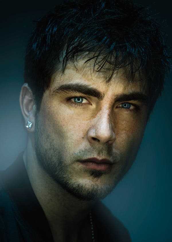 rugged male model portrait
