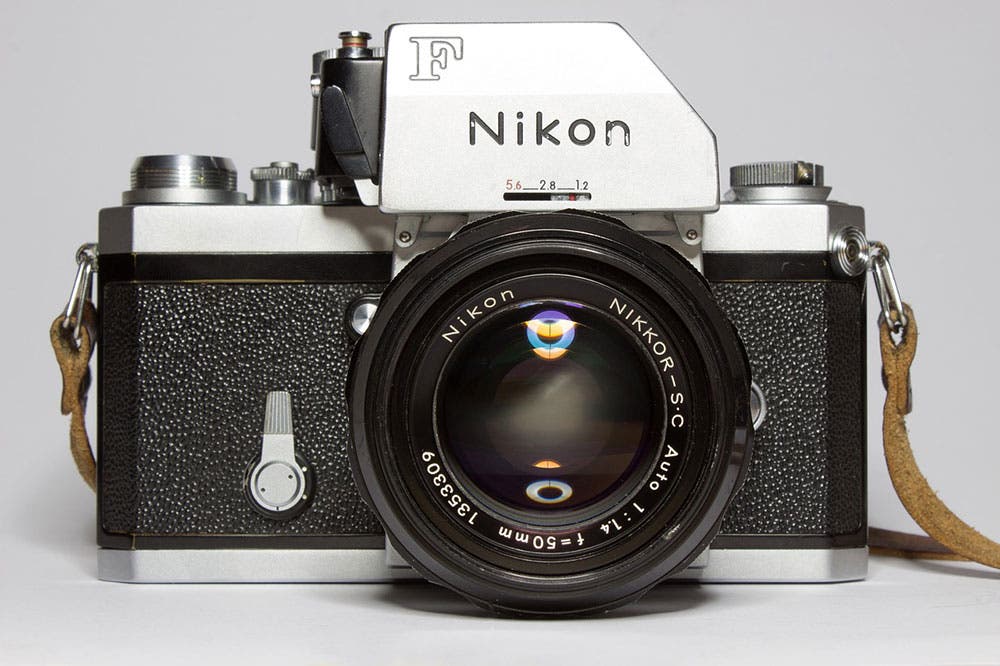Nikon F camera