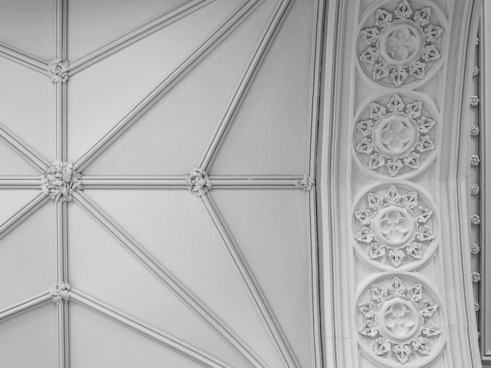 ceiling architecture medium format photography