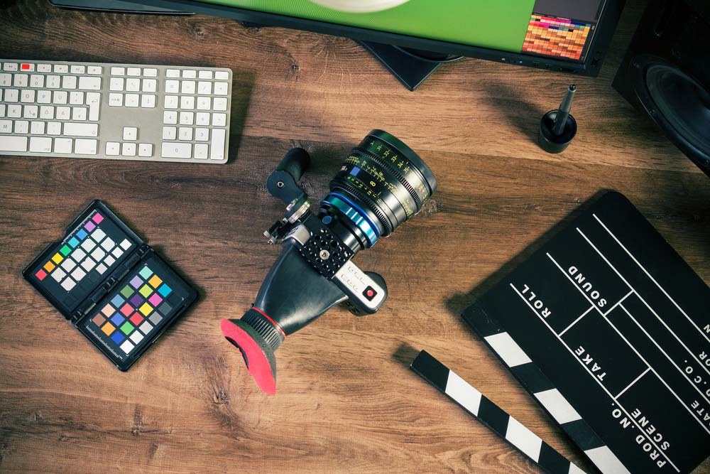 Cinema Gear on Table