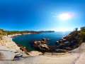 360 Spherical View of Beach