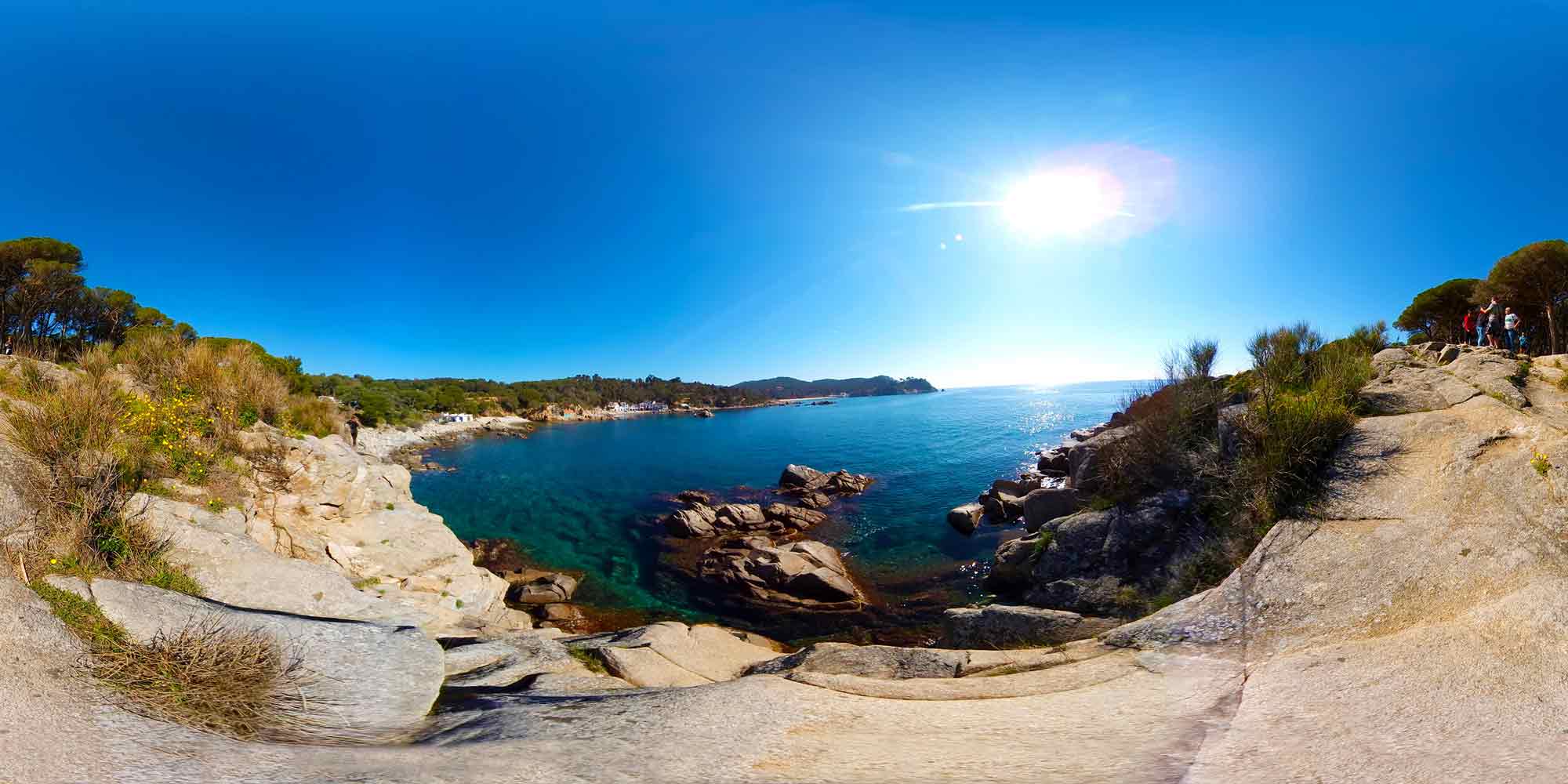 360 Spherical View of Beach