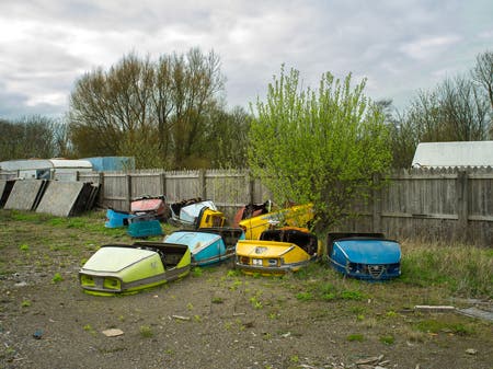 old cars medium format photography