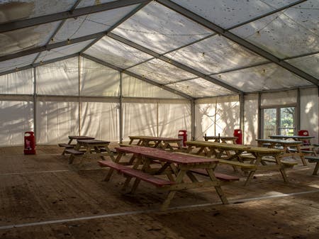 mess hall medium format photography