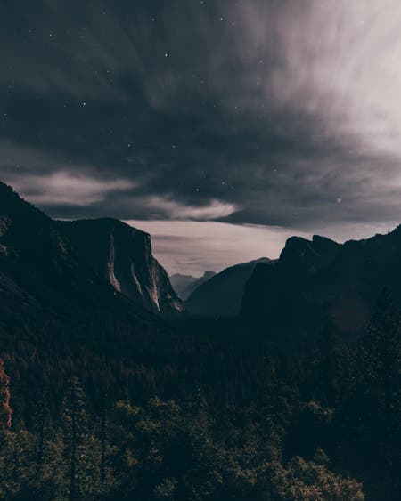 mountain and forest travel photography