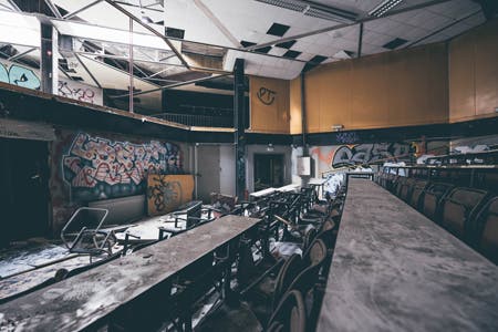 abandoned room travel photography
