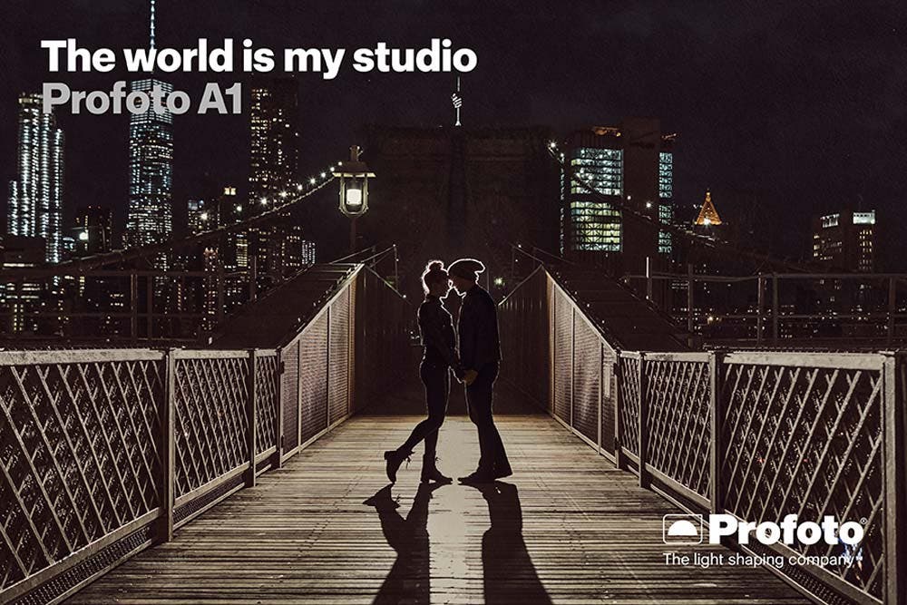 sweet couple profoto a1 banner