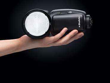 Profoto A1 AirTTL in hand banner