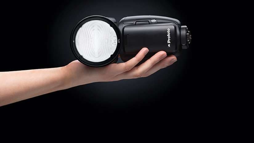 Profoto A1 AirTTL in hand banner