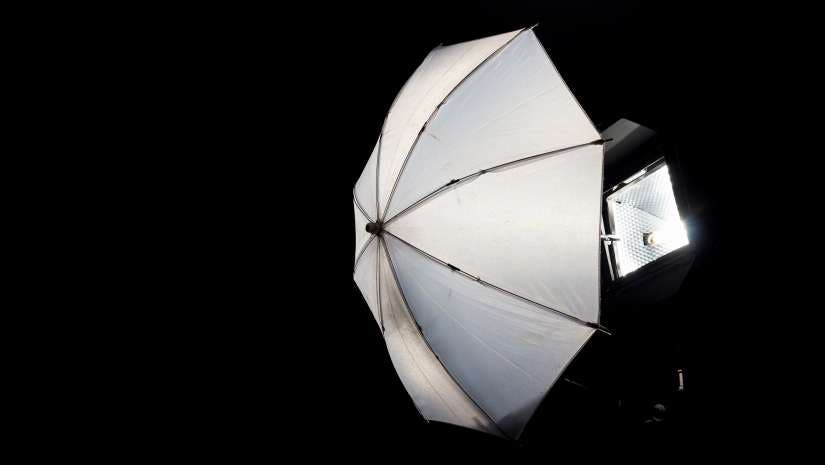 umbrella lighting photography