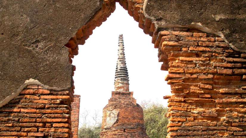 Sub-framed shot of ancient architecture