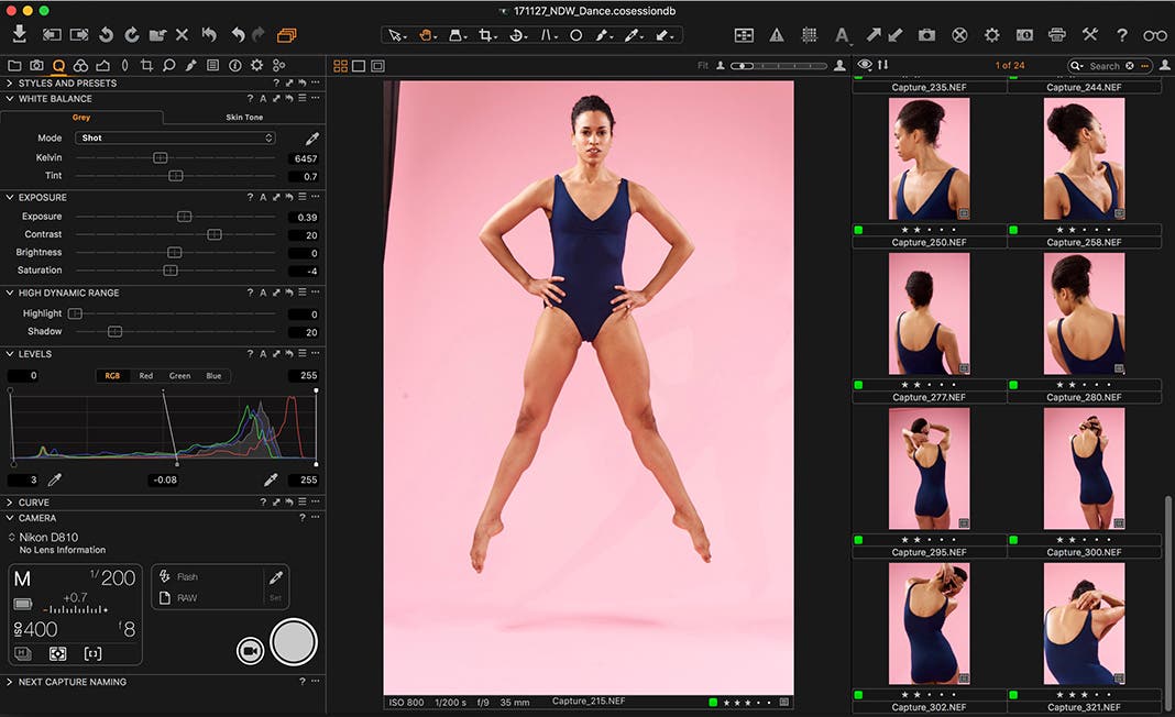 capture one interface