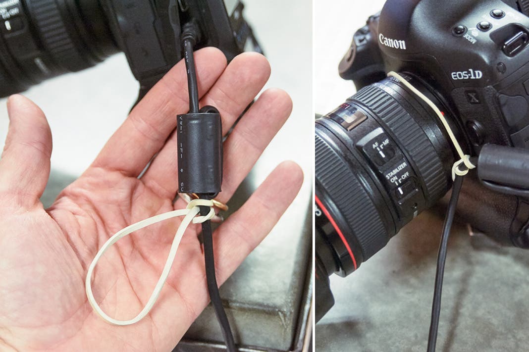 tether rubberband trick