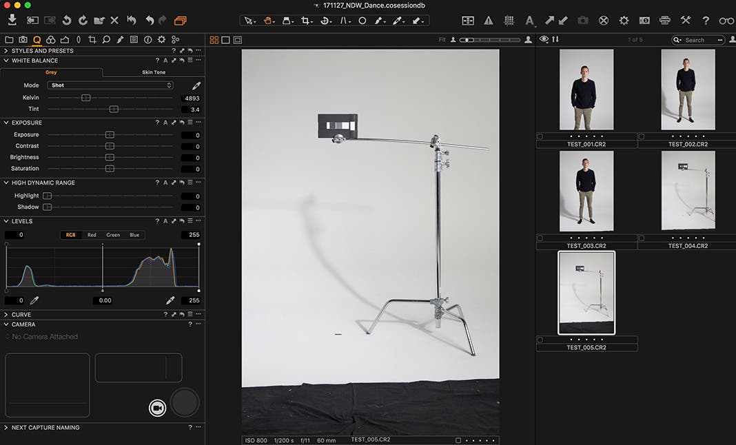 diptych or overly of card on set plus readouts from C1P