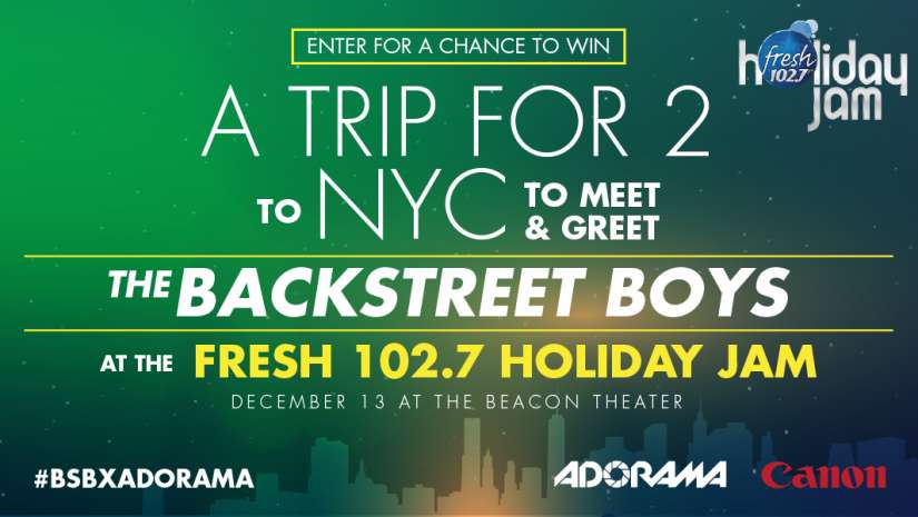 adorama backsteet boys holiday jam