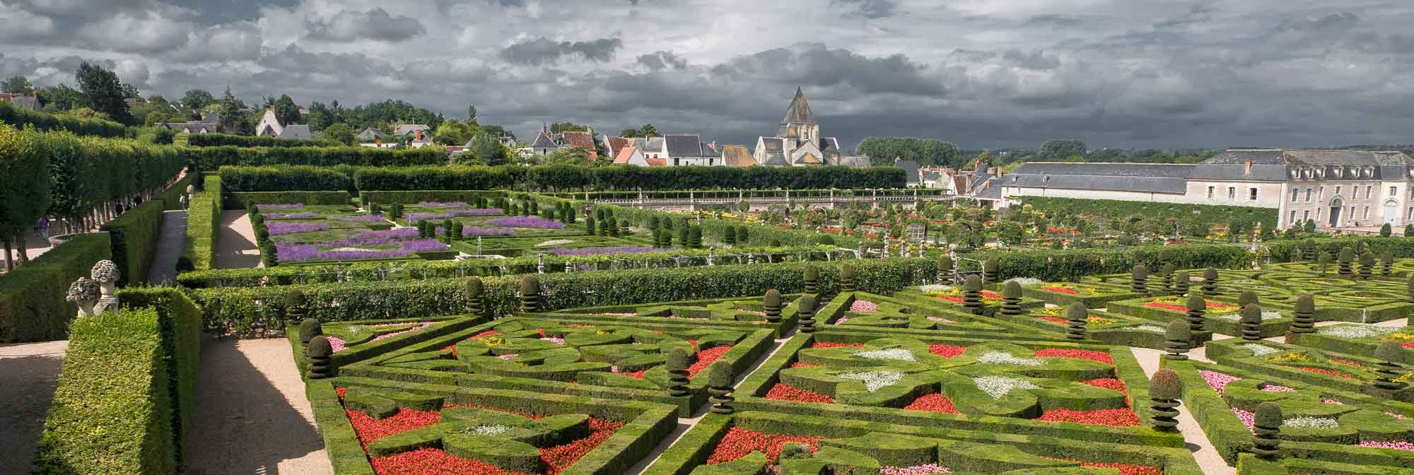 vegetable garden in villandry