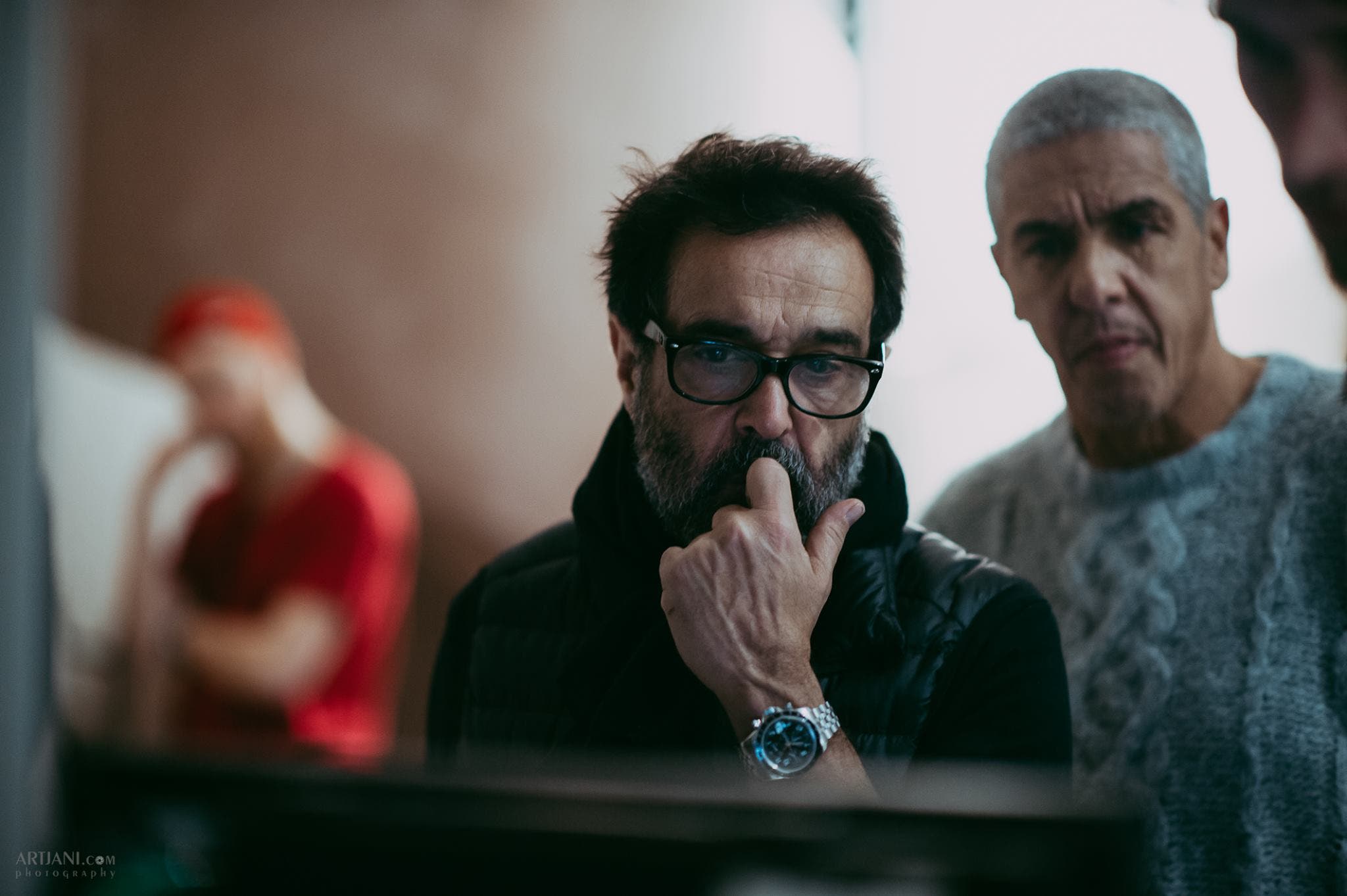 Jacques Samuel Cohen-Bacri with actor Samy Naceri