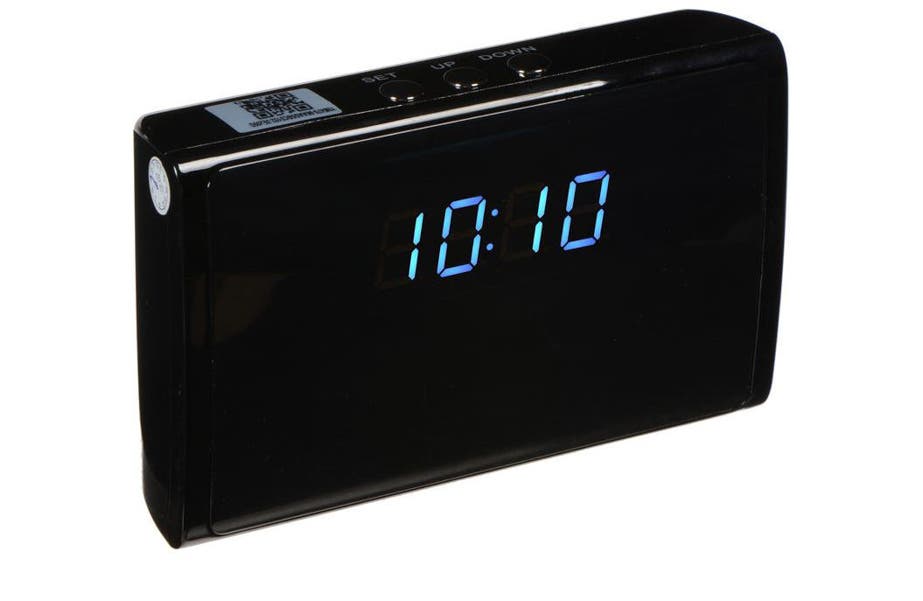 alarm clock hidden camera