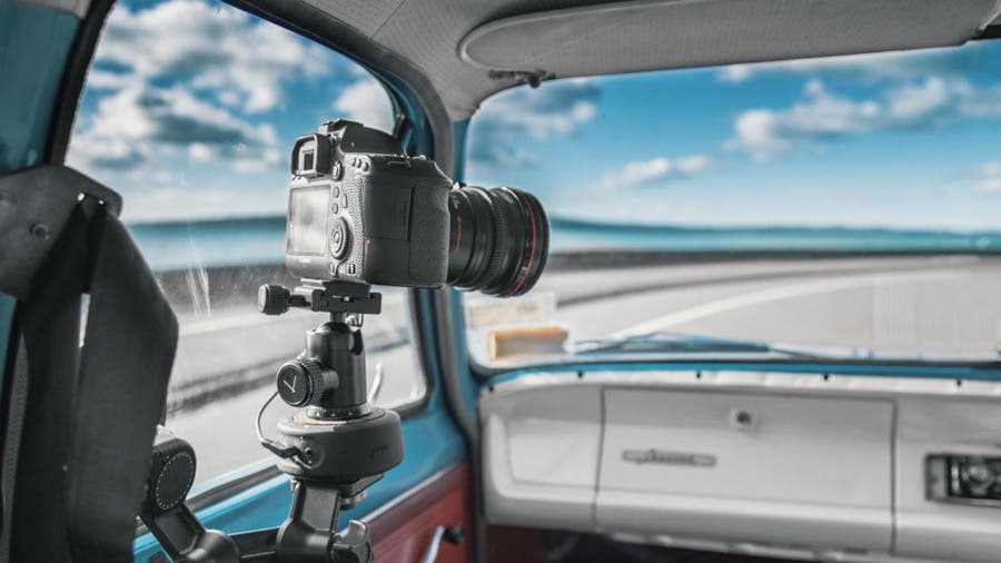 Syrp Ballhead with Genie Mini and Camera