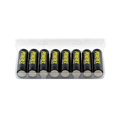 Maha 1.2V Powerex 2600mAh Precharged Rechargeable AA NiMH Battery, 8 Pack