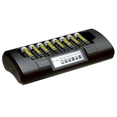 Maha PowerEx MH-C801D Eight Cell 1-Hr Charge for AA/AAA Batteries